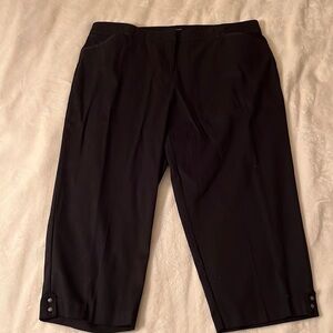 Counterparts Black Crop Pants Size 18W